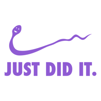 Just Did It Decal (Lavender)